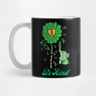 Be kind elephant mental health month Mug